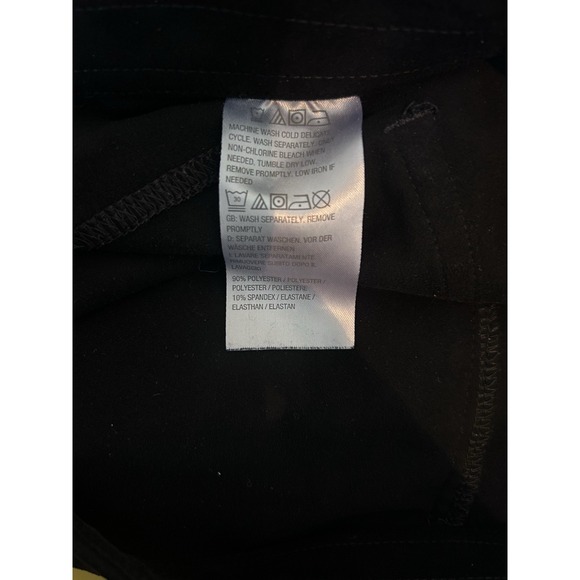 GRAVER Susan Graver Women's Pull-on Faux Suede Leggings Pants Black SZ XLP Soft - Picture 6 of 7